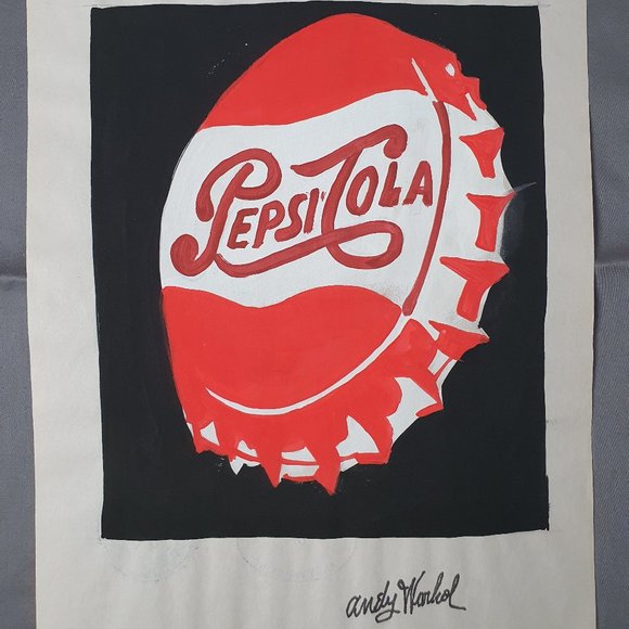 ANDY WARHOL | Andy Warhol Pepsi Watercolor - Picture 1 of 2